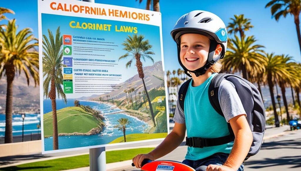 electric scooter helmet laws California