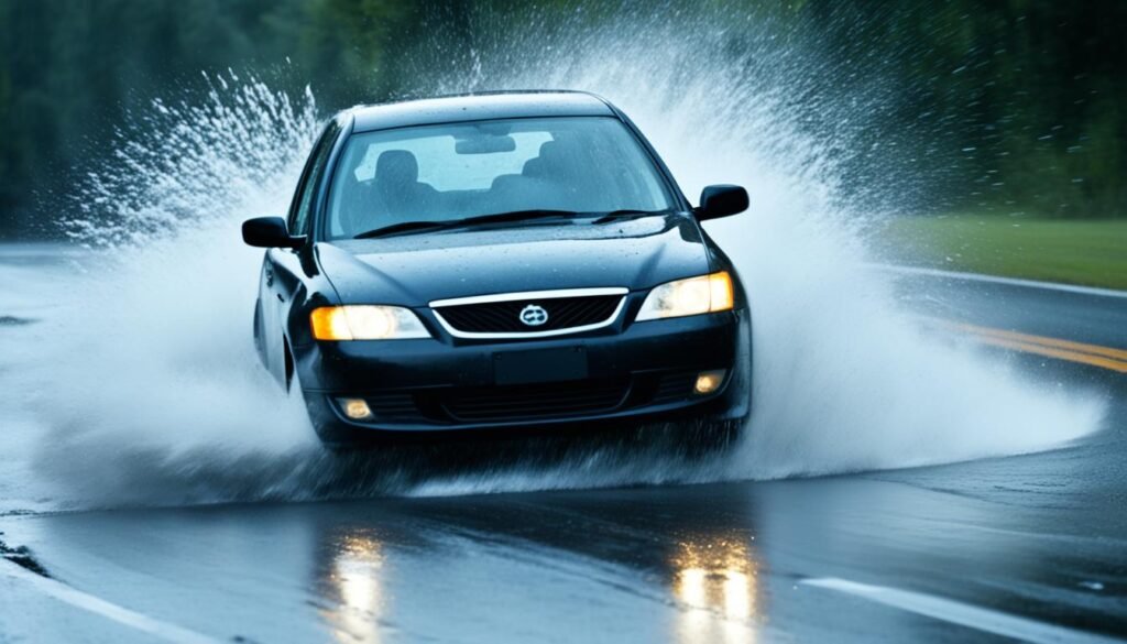 hydroplaning accidents in Long Beach