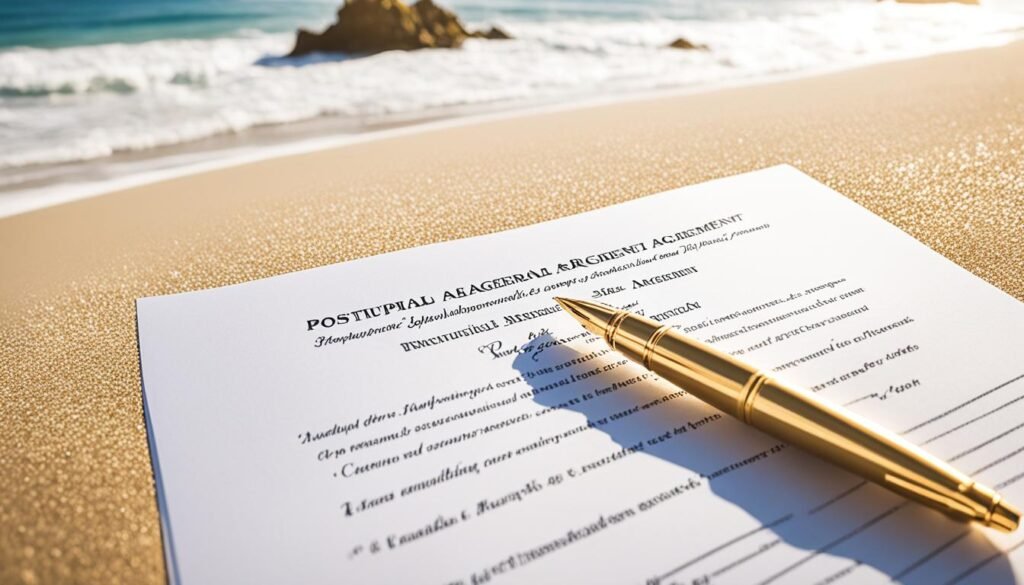 postnuptial agreement